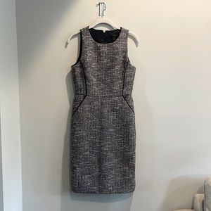 J. Crew Size 2 blue pink and silver worn dress